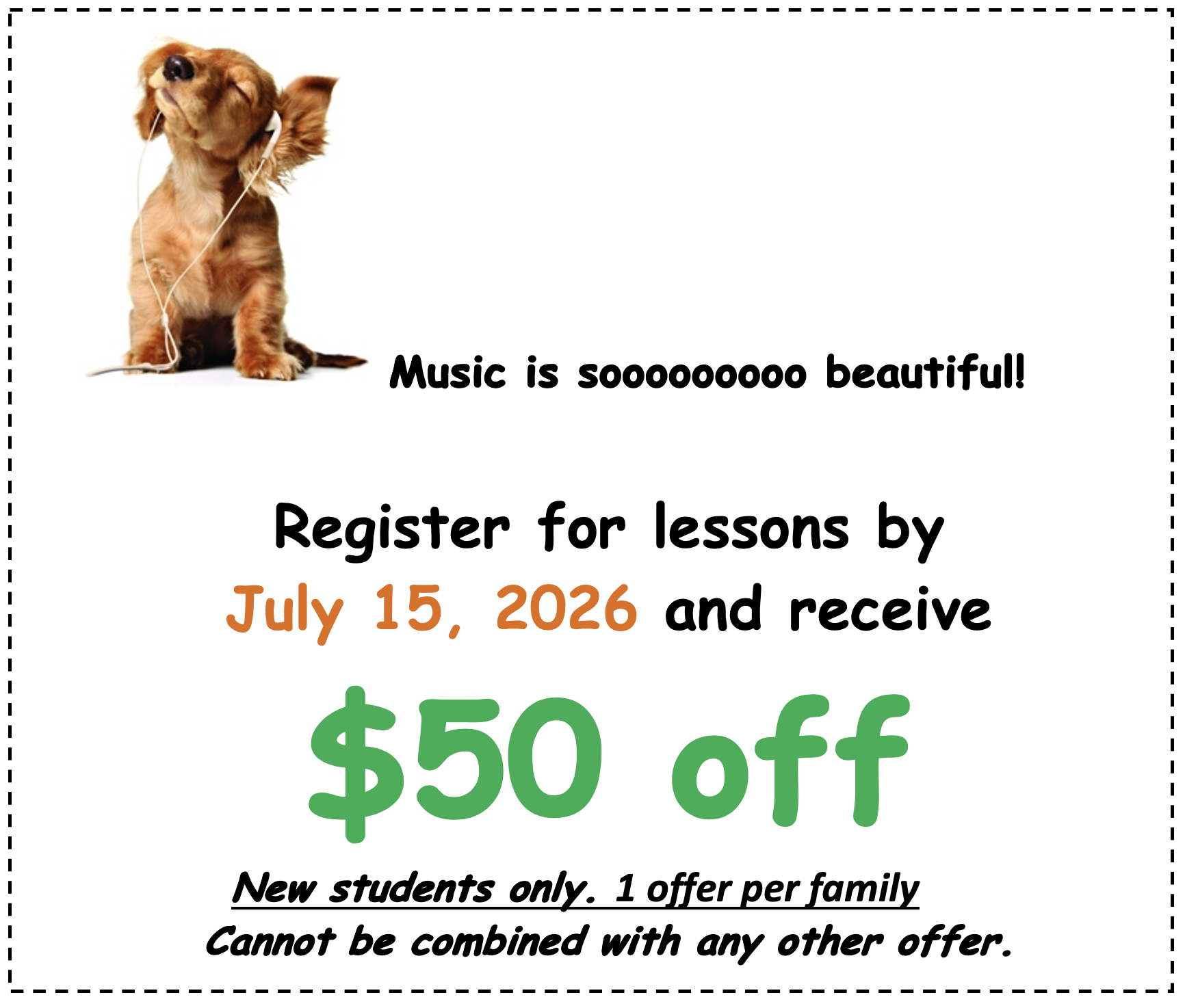 $50 off